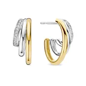 3-Row Fashion Hoop Earrings