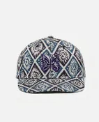 Baseball Cap - Poly Jacquard (Blue)