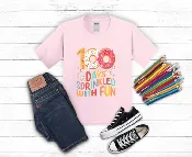 100 Days Sprinkled With Fun DTF Transfer – Cute Donut Ready to Press
