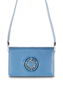 Anna Convertible Crossbody, Delft Blue Lizard, Labradorite