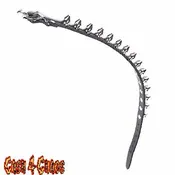 1/2" SPIKES CHOKER 100% LEATHER