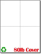 100% Recycled Postcard | White | 4.25" X 5.5" (80lb Cover)
