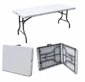 6ft Rectangular Folding Table