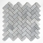 Allure Light Honed Herringbone 1x2 Marble Mosaic (MYS)