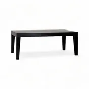 Accento Rectangle Black Dining Table