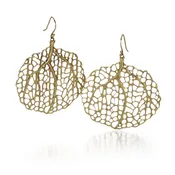 10k Small Sea Fan Earrings