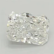 1.00 Carat Laboratory-Grown Origin Lab Diamond Radiant Shape E Color VS1 Clarity