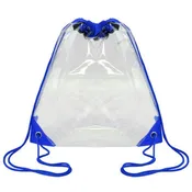 12" Clear Drawstring Pack