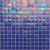 Oceanside Glass tile Muse Cobalt Iridescent 7/8×7/8  $15.00 sf