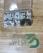 230pcs JST-XH 2.54 pitch 2/3/4/5 pin kit housing and pin headers, wire to board