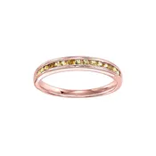 10Kt Rose Gold Citrine 1/3Ctw Ring
