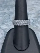 Three Row Diamond Band 1.0ctw