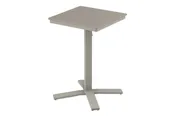 24" Square Balcony Height Pedestal Table w/ hole (MGP Slat Tables)