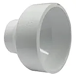2" X 4" Pvc Dwv Increaser Coupling For Plumbing Applications