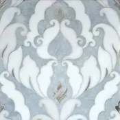 Afyon Grey, Afyon White, Palisandra Multi Finish Rumi Marble Mosaic (MYS)