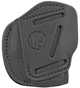 1791 Gunleather 3WH2SBLA 3-Way  IWB/OWB Size 02 Stealth Black Leather Belt Loop Compatible w/ Ruger LCP Compatible w/ Glock 42 Compatible w/ S&amp;W Bodyguard Ambidextrous Hand