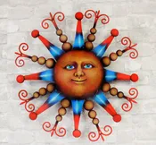22" Airbrushed Sun face--LCSOLMD11B