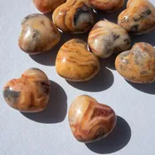 Crazy Lace Agate Heart