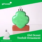 Girl Scout Trefoil Ornament