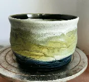 Micro Crystalline Bonsai Pot, 6 1/2″
