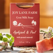 4.3oz Goat Milk Soap Applejack & Peel