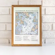 Eggemoggin Reach Regatta Course Map 11" x 14" — Brooklin Boat Yard