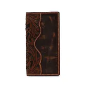 3D Rodeo Wallet Floral Acorn Tooled