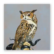10 x 10 Great Horned Owl Wings on Wood Decor