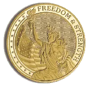 2025 1/4 oz Gold Lady Liberty – Freedom & Strength Coin