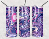 Abstract Disco Swirl 20oz Tumbler