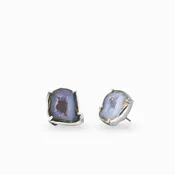 Agate Geode Stud Earrings