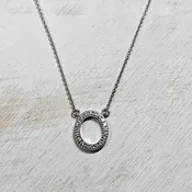 10k White Gold .15ctw Diamond Pendant