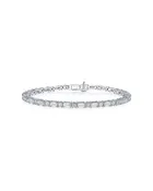 5.57ct Diamond Tennis Bracelet 18k White Gold