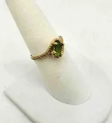 10K Gold Peridot 10K Ring Size 6.5