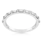 0.33 Carat Bar Set Baguette Diamond Band