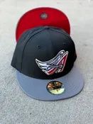 Anaheim Angels 2Tone Black Grey Red UV