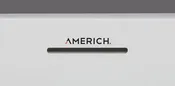 Americh Linear Overflow with Toe Touch Drain Trim Option