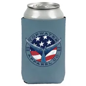 American Flag Badge Koozie