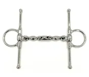 AJR Locking Waterford Full Cheek Snaffle Bit