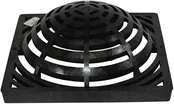 12″ Black Square Atrium Grate