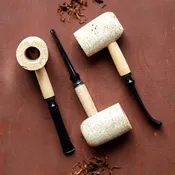 Diplomat 5th Avenue Corn Cob Pipe - Missouri Meerschaum