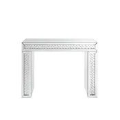 Nysa - 31## Vanity Desk - Mirrored & Faux Crystals