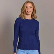 ALASHAN Blair Rib Crew Neck
