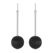 aarikka Elsa Black Drop Earrings