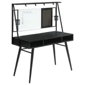47-inch Writing Desk with Whiteboard and USB Black