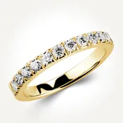 10KT Yellow Gold Claw Set Ring 0.55 CT. T.W.