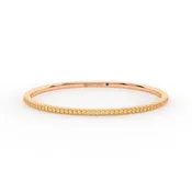 Centuria™ Bangle with Half Pavé yellow diamonds