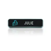 #41 Plastic Frame 3/4″ x 2-13/16” (Engraved with Logo)