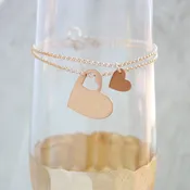 Mother Daughter Hearts Bracelets — Carrie Saxl Studio