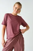 Adalynn Classic Boxy Fit Tee, Rosewood
